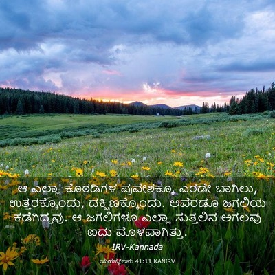 Picture 03 - ಯೆಹೆಜ್ಕೇಲನು 41:11 KANIRV - ಆ ಎಲ್ಲಾ ಕೊಠಡಿಗಳ - Bible Verse Picture