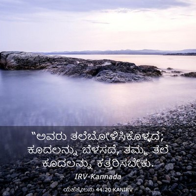 Picture 03 - ಯೆಹೆಜ್ಕೇಲನು 44:20 KANIRV - “ಅವರು - Bible Verse Picture