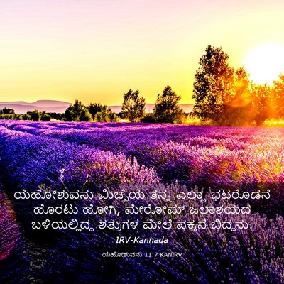 Picture 03 - ಯೆಹೋಶುವನು 11:7 KANIRV - ಯೆಹೋಶುವನು ಮಿಚ್ಪೆಯ - Bible Verse Picture