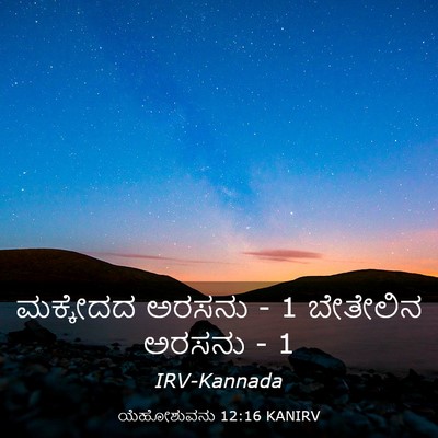 Picture 03 - ಯೆಹೋಶುವನು 12:16 KANIRV - ಮಕ್ಕೇದದ ಅರಸನು - 1 - Bible Verse Picture