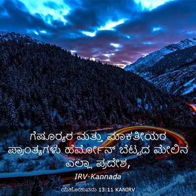 Picture 03 - ಯೆಹೋಶುವನು 13:11 KANIRV - ಗೆಷೂರ‍್ಯರ ಮತ್ತು - Bible Verse Picture
