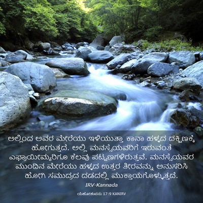 Picture 03 - ಯೆಹೋಶುವನು 17:9 KANIRV - ಅಲ್ಲಿಂದ ಅವರ - Bible Verse Picture