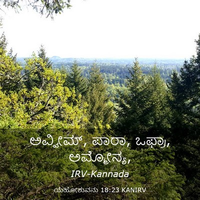 Picture 03 - ಯೆಹೋಶುವನು 18:23 KANIRV - ಅವ್ವೀಮ್, ಪಾರಾ, - Bible Verse Picture