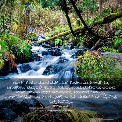 Picture 03 - ಯೆಹೋಶುವನು 24:7 KANIRV - ಅವರು ಯೆಹೋವನಾದ - Bible Verse Picture