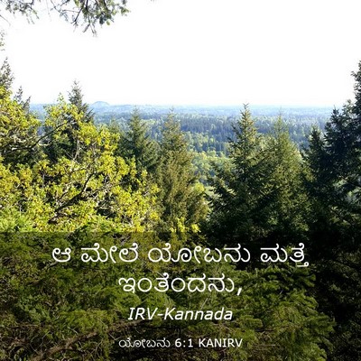 Picture 03 - ಯೋಬನು 6:1 KANIRV - ಆ ಮೇಲೆ ಯೋಬನು ಮತ್ತೆ - Bible Verse Picture