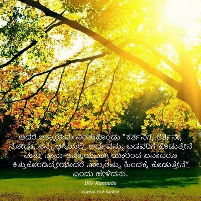 Picture 03 - ಲೂಕನು 19:8 KANIRV - ಆದರೆ ಜಕ್ಕಾಯನು - Bible Verse Picture
