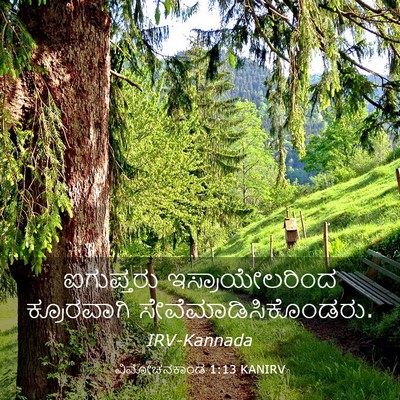 Picture 03 - ವಿಮೋಚನಕಾಂಡ 1:13 KANIRV - ಐಗುಪ್ತರು - Bible Verse Picture