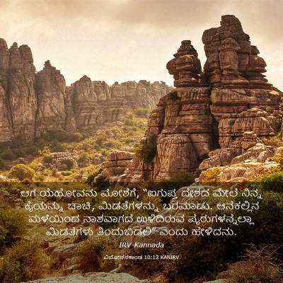 Picture 03 - ವಿಮೋಚನಕಾಂಡ 10:12 KANIRV - ಆಗ ಯೆಹೋವನು ಮೋಶೆಗೆ, - Bible Verse Picture