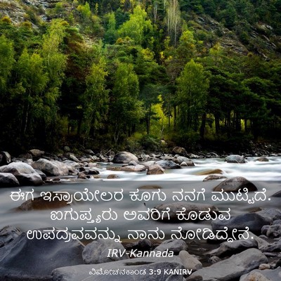 Picture 03 - ವಿಮೋಚನಕಾಂಡ 3:9 KANIRV - ಈಗ ಇಸ್ರಾಯೇಲರ ಕೂಗು - Bible Verse Picture