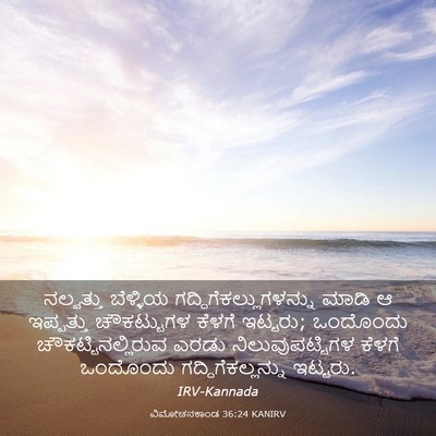 Picture 03 - ವಿಮೋಚನಕಾಂಡ 36:24 KANIRV - ನಲ್ವತ್ತು ಬೆಳ್ಳಿಯ - Bible Verse Picture
