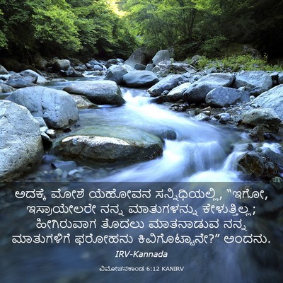 Picture 03 - ವಿಮೋಚನಕಾಂಡ 6:12 KANIRV - ಅದಕ್ಕೆ ಮೋಶೆ - Bible Verse Picture
