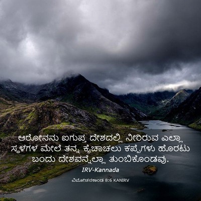 Picture 03 - ವಿಮೋಚನಕಾಂಡ 8:6 KANIRV - ಆರೋನನು ಐಗುಪ್ತ - Bible Verse Picture