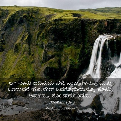 Picture 03 - ಹೋಶೇಯನು 3:2 KANIRV - ಆಗ ನಾನು ಹದಿನೈದು - Bible Verse Picture