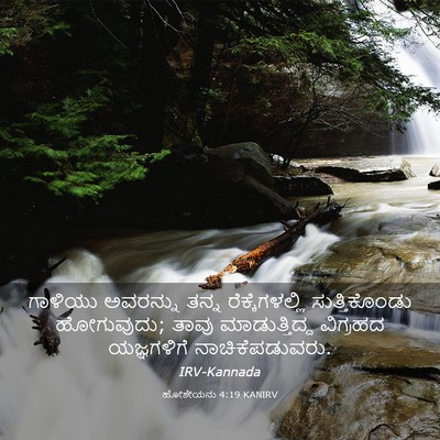 Picture 03 - ಹೋಶೇಯನು 4:19 KANIRV - ಗಾಳಿಯು ಅವರನ್ನು - Bible Verse Picture