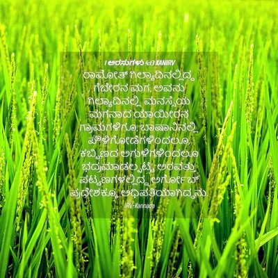 Picture 04 - 1 ಅರಸುಗಳು 4:13 KANIRV - ರಾಮೋತ್ - Bible Verse Picture
