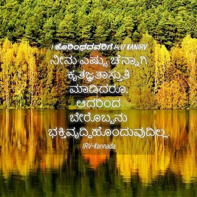 Picture 04 - 1 ಕೊರಿಂಥದವರಿಗೆ 14:17 KANIRV - ನೀನು ಎಷ್ಟು - Bible Verse Picture