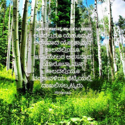 Picture 04 - 1 ಪೂರ್ವಕಾಲವೃತ್ತಾಂತ 5:17 KANIRV - ಅವರೆಲ್ಲರೂ - Bible Verse Picture