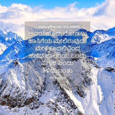 Picture 04 - 1 ಸಮುವೇಲನು 19:16 KANIRV - ಅವರು ಹೋಗಿ ನೋಡಲು - Bible Verse Picture