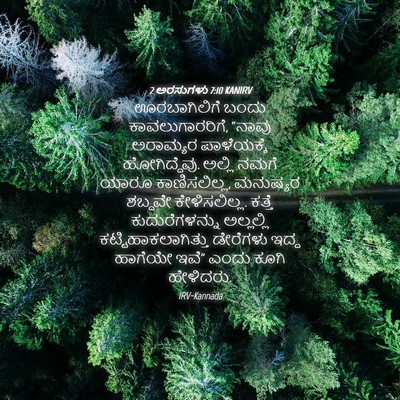 Picture 04 - 2 ಅರಸುಗಳು 7:10 KANIRV - ಊರಬಾಗಿಲಿಗೆ ಬಂದು - Bible Verse Picture