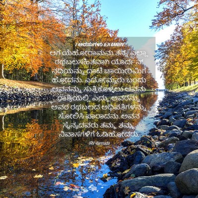 Picture 04 - 2 ಅರಸುಗಳು 8:21 KANIRV - ಆಗ ಯೆಹೋರಾಮನು ತನ್ನ - Bible Verse Picture