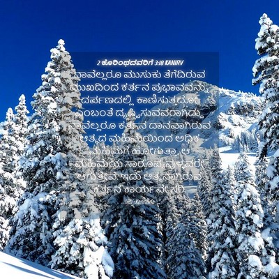 Picture 04 - 2 ಕೊರಿಂಥದವರಿಗೆ 3:18 KANIRV - ನಾವೆಲ್ಲರೂ ಮುಸುಕು - Bible Verse Picture