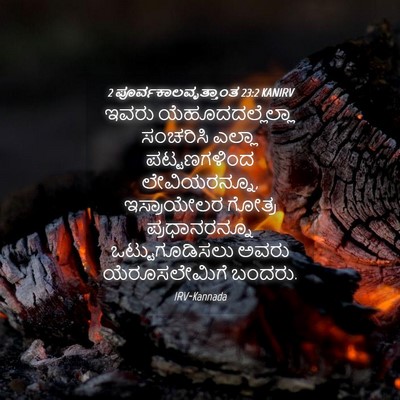Picture 04 - 2 ಪೂರ್ವಕಾಲವೃತ್ತಾಂತ 23:2 KANIRV - ಇವರು - Bible Verse Picture