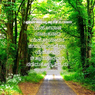 Picture 04 - 2 ಪೂರ್ವಕಾಲವೃತ್ತಾಂತ 24:2 KANIRV - ಯೆಹೋವಾಷ ಯಾಜಕನಾದ - Bible Verse Picture
