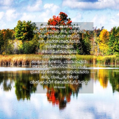 Picture 04 - 2 ಪೂರ್ವಕಾಲವೃತ್ತಾಂತ 33:6 KANIRV - ಇದಲ್ಲದೆ ಅವನು ತನ್ನ - Bible Verse Picture