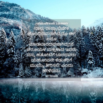 Picture 04 - 2 ಸಮುವೇಲನು 3:39 KANIRV - ನಾನು ರಾಜ್ಯಾಭಿಷೇಕ - Bible Verse Picture