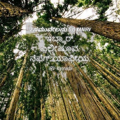 Picture 04 - 2 ಸಮುವೇಲನು 5:15 KANIRV - ಇಬ್ಹಾರ್, ಎಲೀಷೂವ, - Bible Verse Picture