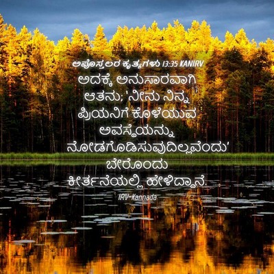 Picture 04 - ಅಪೊಸ್ತಲರ ಕೃತ್ಯಗಳು 13:35 KANIRV - ಅದಕ್ಕೆ ಅನುಸಾರವಾಗಿ - Bible Verse Picture
