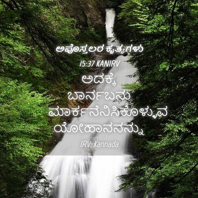 Picture 04 - ಅಪೊಸ್ತಲರ ಕೃತ್ಯಗಳು 15:37 KANIRV - ಅದಕ್ಕೆ ಬಾರ್ನಬನು - Bible Verse Picture