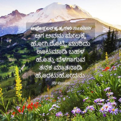 Picture 04 - ಅಪೊಸ್ತಲರ ಕೃತ್ಯಗಳು 20:11 KANIRV - ಆಗ ಅವನು ಮೇಲಕ್ಕೆ - Bible Verse Picture