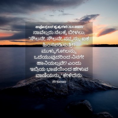 Picture 04 - ಅಪೊಸ್ತಲರ ಕೃತ್ಯಗಳು 26:14 KANIRV - ನಾವೆಲ್ಲರು ನೆಲಕ್ಕೆ - Bible Verse Picture