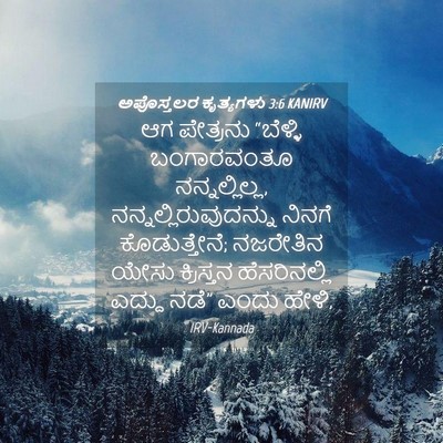 Picture 04 - ಅಪೊಸ್ತಲರ ಕೃತ್ಯಗಳು 3:6 KANIRV - ಆಗ ಪೇತ್ರನು - Bible Verse Picture