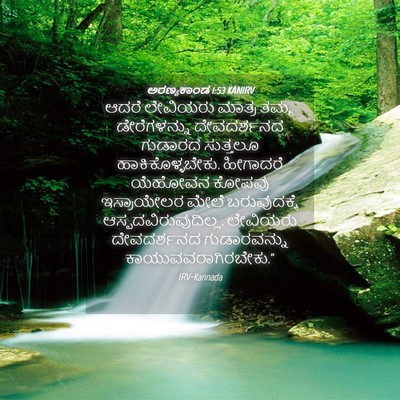 Picture 04 - ಅರಣ್ಯಕಾಂಡ 1:53 KANIRV - ಆದರೆ ಲೇವಿಯರು - Bible Verse Picture