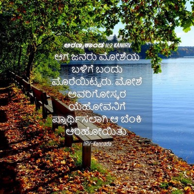 Picture 04 - ಅರಣ್ಯಕಾಂಡ 11:2 KANIRV - ಆಗ ಜನರು ಮೋಶೆಯ - Bible Verse Picture