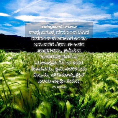 Picture 04 - ಅರಣ್ಯಕಾಂಡ 14:19 KANIRV - ನಾವು ಐಗುಪ್ತ - Bible Verse Picture