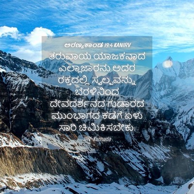 Picture 04 - ಅರಣ್ಯಕಾಂಡ 19:4 KANIRV - ತರುವಾಯ ಯಾಜಕನಾದ - Bible Verse Picture