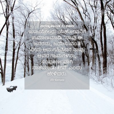 Picture 04 - ಅರಣ್ಯಕಾಂಡ 21:2 KANIRV - ಇಸ್ರಾಯೇಲರು - Bible Verse Picture