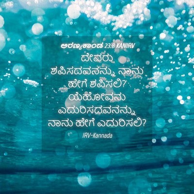 Picture 04 - ಅರಣ್ಯಕಾಂಡ 23:8 KANIRV - ದೇವರು ಶಪಿಸದವನನ್ನು - Bible Verse Picture