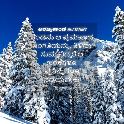 Picture 04 - ಅರಣ್ಯಕಾಂಡ 30:7 KANIRV - ಗಂಡನು ಆ ಪ್ರಮಾಣದ - Bible Verse Picture