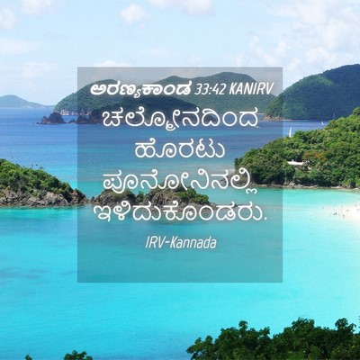 Picture 04 - ಅರಣ್ಯಕಾಂಡ 33:42 KANIRV - ಚಲ್ಮೋನದಿಂದ ಹೊರಟು - Bible Verse Picture