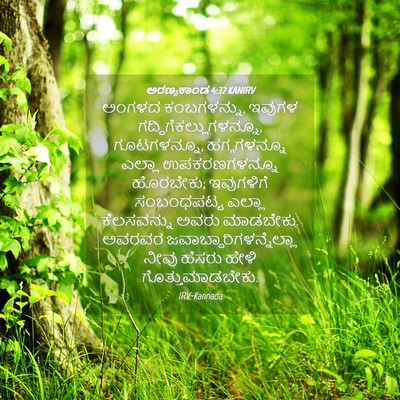 Picture 04 - ಅರಣ್ಯಕಾಂಡ 4:32 KANIRV - ಅಂಗಳದ ಕಂಬಗಳನ್ನು, - Bible Verse Picture