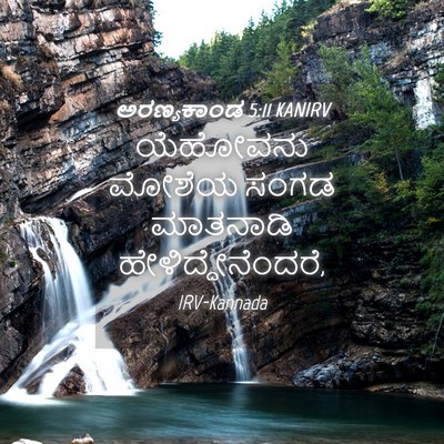 Picture 04 - ಅರಣ್ಯಕಾಂಡ 5:11 KANIRV - ಯೆಹೋವನು ಮೋಶೆಯ - Bible Verse Picture