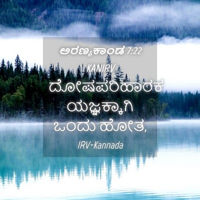 Picture 04 - ಅರಣ್ಯಕಾಂಡ 7:22 KANIRV - ದೋಷಪರಿಹಾರಕ - Bible Verse Picture