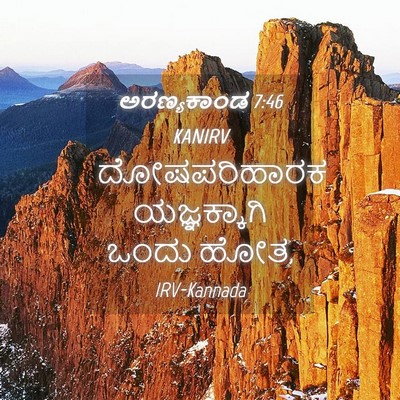 Picture 04 - ಅರಣ್ಯಕಾಂಡ 7:46 KANIRV - ದೋಷಪರಿಹಾರಕ - Bible Verse Picture