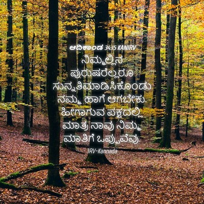 Picture 04 - ಆದಿಕಾಂಡ 34:15 KANIRV - ನಿಮ್ಮಲ್ಲಿನ - Bible Verse Picture