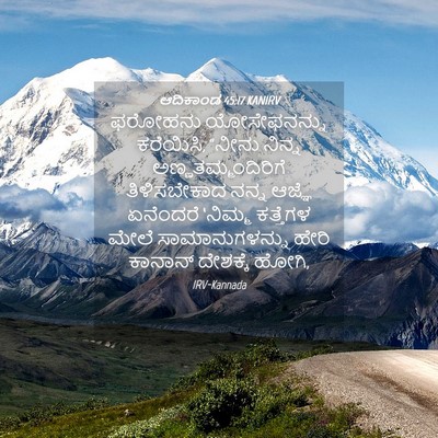 Picture 04 - ಆದಿಕಾಂಡ 45:17 KANIRV - ಫರೋಹನು ಯೋಸೇಫನನ್ನು - Bible Verse Picture