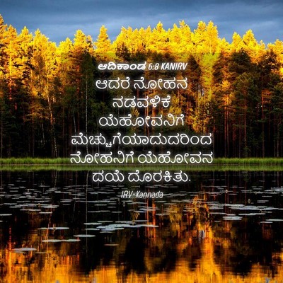 Picture 04 - ಆದಿಕಾಂಡ 6:8 KANIRV - ಆದರೆ ನೋಹನ ನಡವಳಿಕೆ - Bible Verse Picture